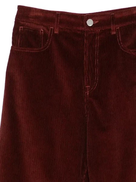 Pantaloni Róhe de catifea cord roșu