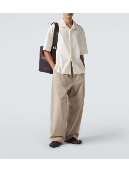 Pantaloni Loewe de lână bej
