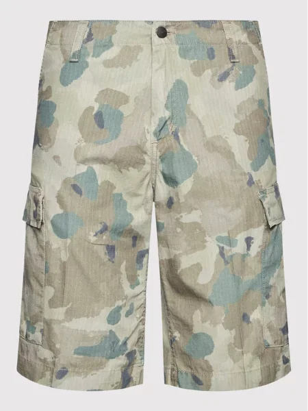 Carhartt WIP Šortky z materiálu Cargo zelená