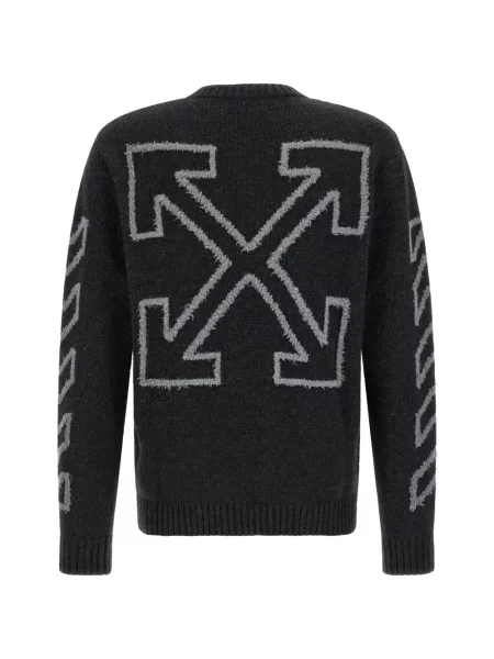 Pulover Off-white alb