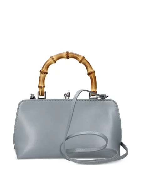 Geantă shopper Jil Sander din piele gri