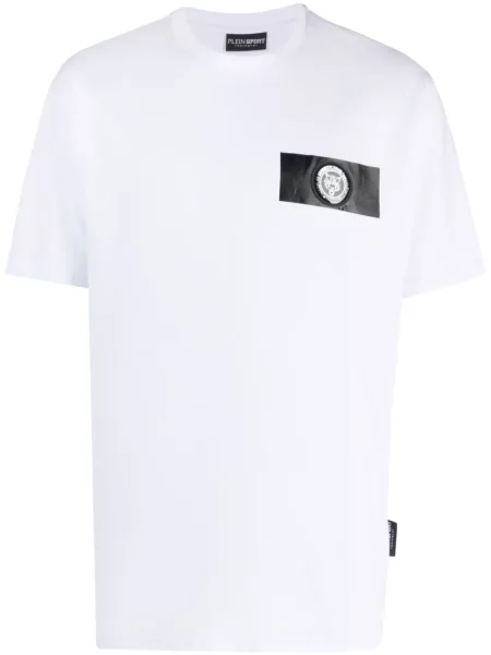 Tricou Plein Sport scurt alb