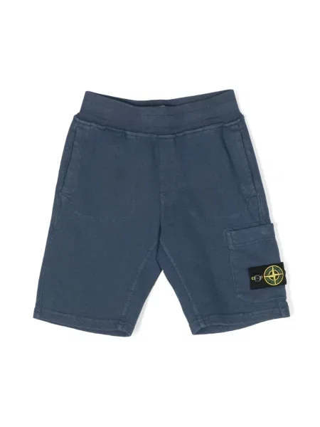 Szorty cargo dziecięce Stone Island niebieskie
