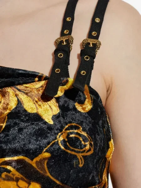 Топ Versace Jeans Couture черно