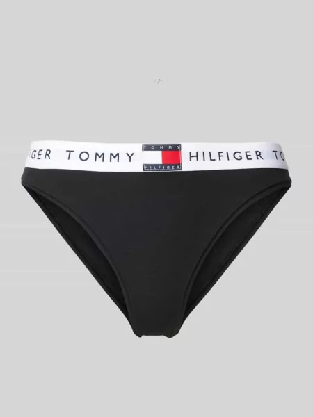 Figi bikini z elastycznym pasem z logo model ‘TH Heritage’ Tommy Hilfiger czarny