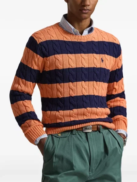 Czapka z daszkiem Polo Ralph Lauren w kratkę z twillu biznesowa niebieska