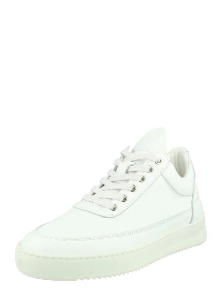 Filling Pieces sneakers din piele Low Top Ripple Nappa alb