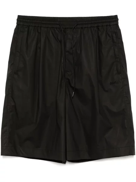 Krátké kraťasy Juun.j s výšivkou černé