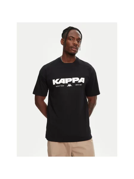 Kappa T-Shirt Nhisso Regular Fit μαύρο