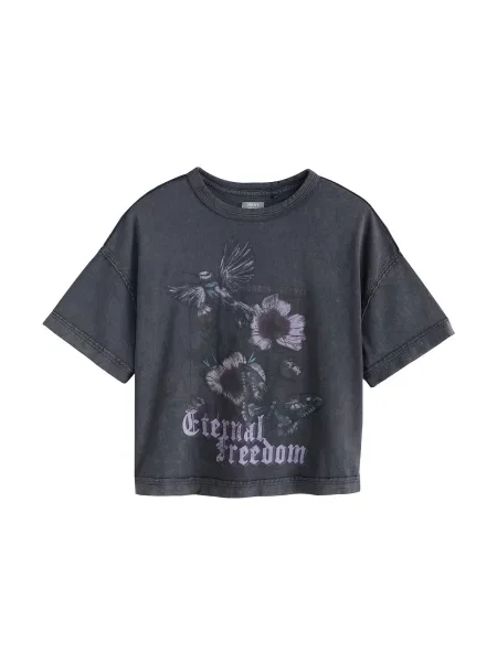 Next Tricou metalic / verde petrol / mov liliachiu gri