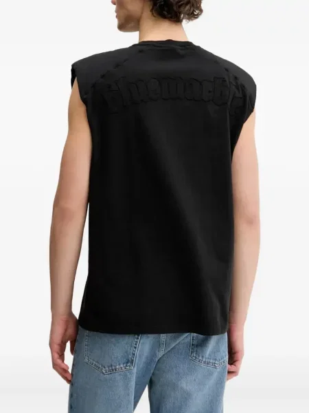Vestă Bluemarble cu broderie negru