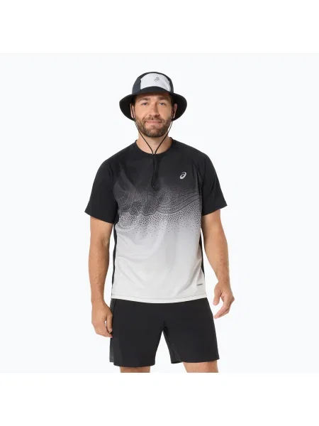 Tricou de alergare pentru bărbați ASICS Road Fade SS performance black/cream negru