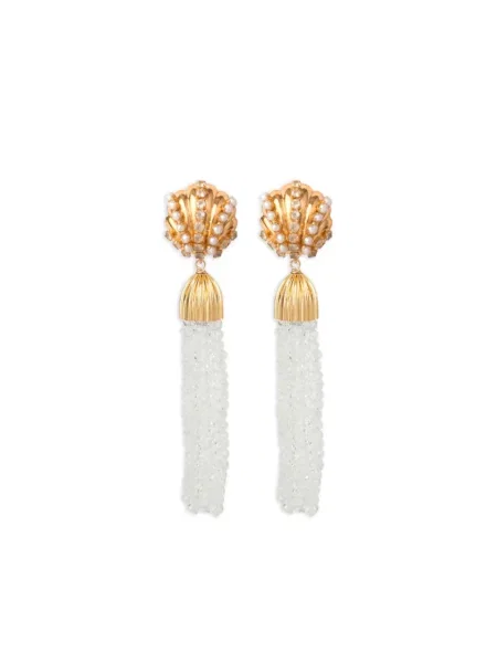 Cercei Bounkit Jewelry de cristal auriu