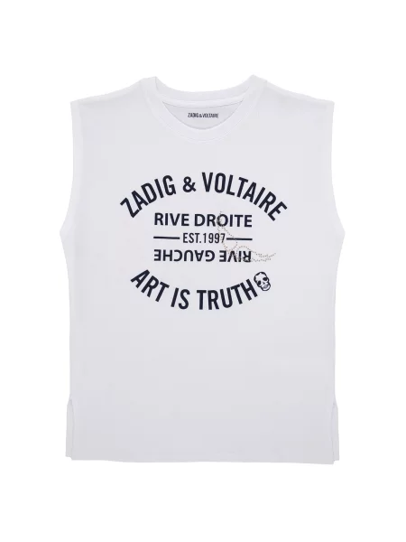 Top copii Zadig & Voltaire alb