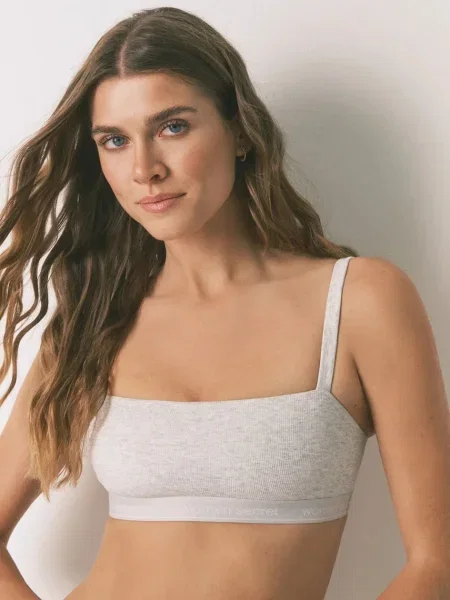 Сутиен women'secret с меланжов десен сиво