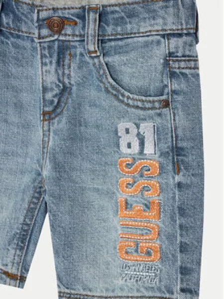 Džínové šortky Guess modré
