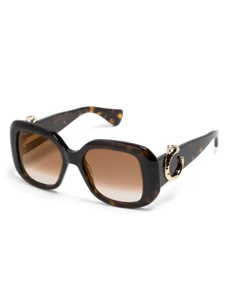 Saulės akiniai Cartier Eyewear ruda