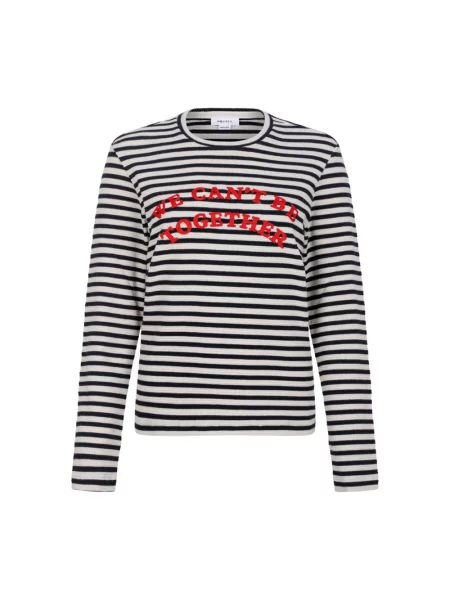 Sweter Alexander Mcqueen w paski z długim rękawem z paskiem
