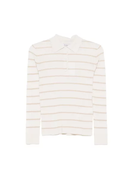 Koszulka polo Max Mara beżowa