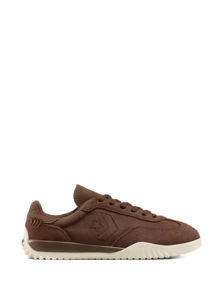 Běžecké leopardí běžecké boty Converse Chuck Taylor All Star se cvočky hnědé