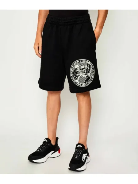 HUGO Pantaloni scurți sport Dubox negru