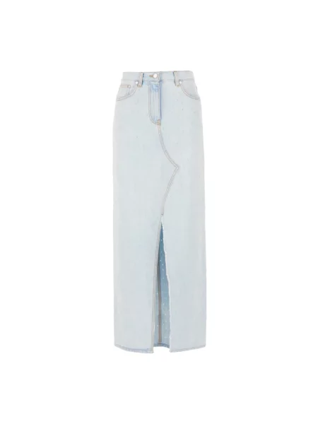 Spódnica maxi Msgm niebieska