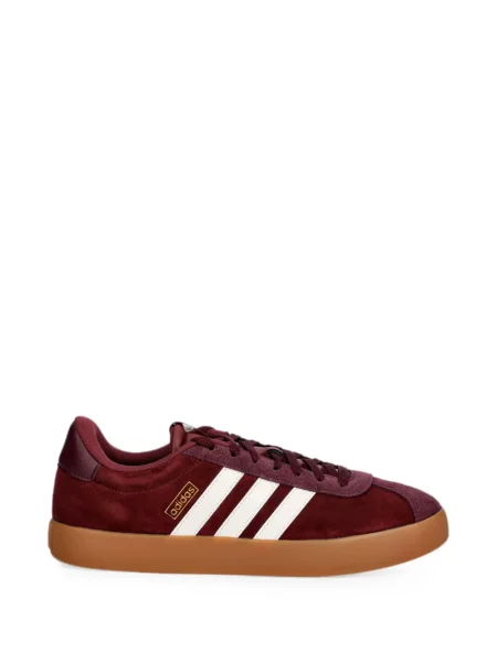 Pantaloni Adidas cu broderie cu dungi alergare negru