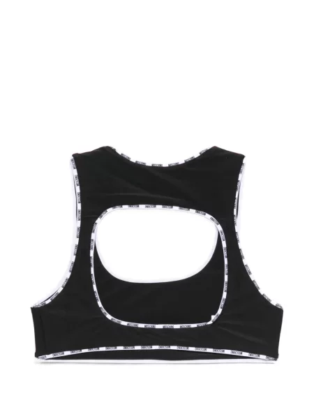 Sutien Moschino cu autograf negru