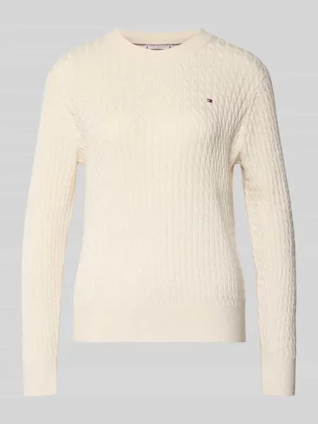 Sweter o kroju slim fit z czystej bawełny Tommy Hilfiger