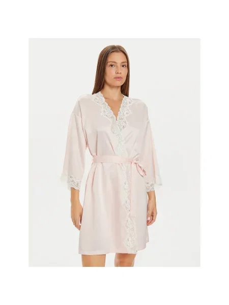 Lauren Ralph Lauren Chalatas rožių / balta rožinė