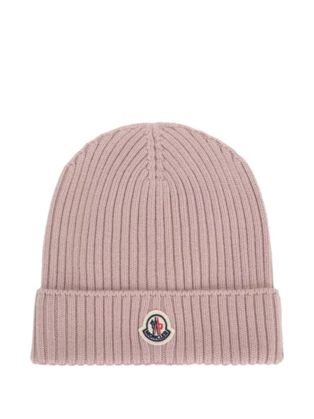 Czapka dziecięca Moncler Enfant różowa