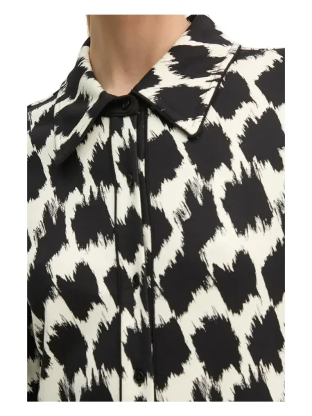 Cămașă Dvf Diane Von Furstenberg cu imagine cu imprimeu abstract negru