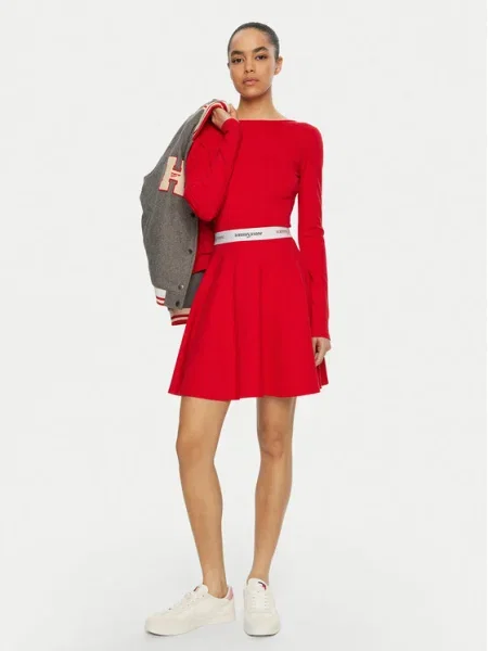 Tommy Jeans Rochie de zi roșu