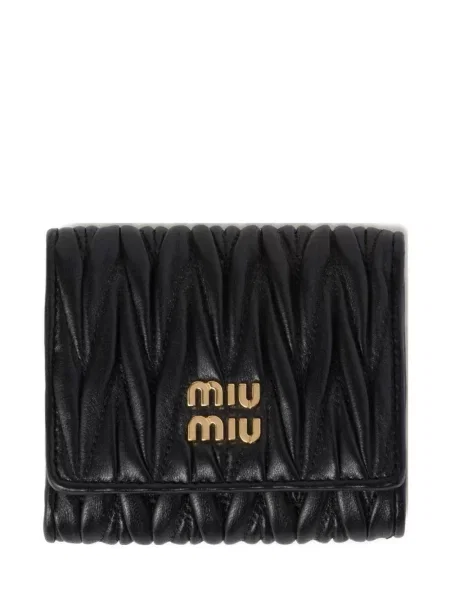 Portofel Miu Miu din piele negru