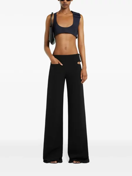 Pantaloni Courreges negru