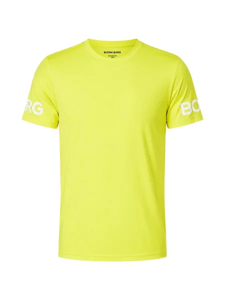 BJÖRN BORG Tricou funcțional galben alb