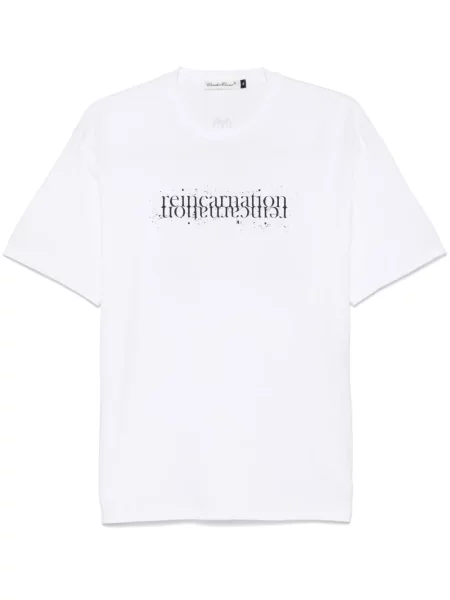 Tricou Undercover cu imagine alb