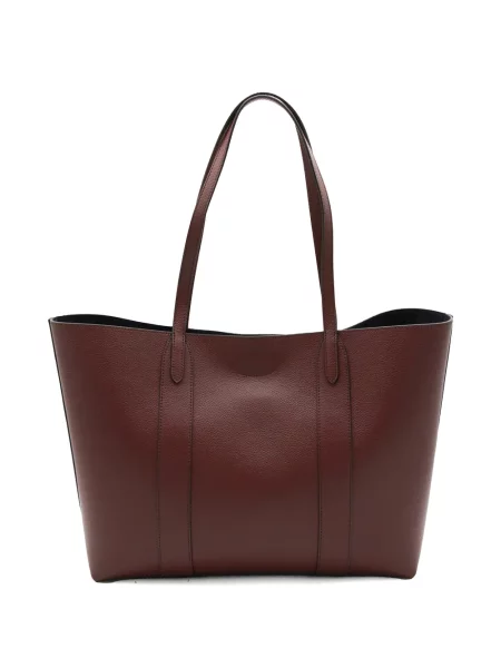 Geantă shopper Mulberry din piele roșu