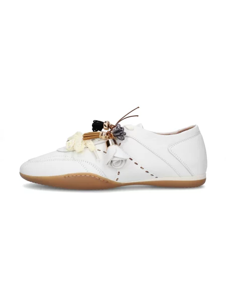 Pantofi Meline alb