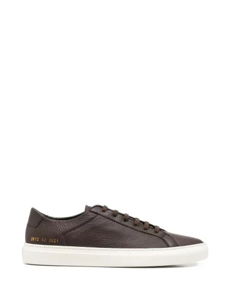 Sneakerși Common Projects cu șireturi din piele maro