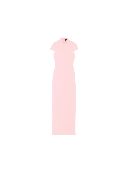 Sukienka maxi Solace London różowa