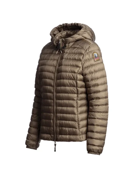 Geacă cu puf Parajumpers cu glugă maro