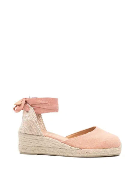 Cropp espadrile Castaner cu legături roz