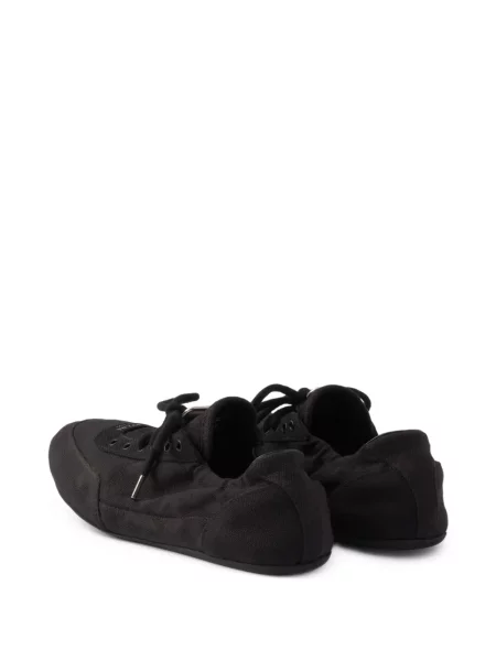 Sneakerși Prada din canvas negru