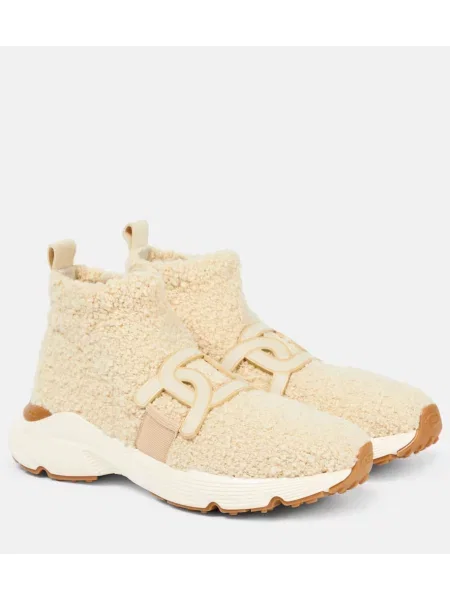 Slip on hlačke slip Tod's bela