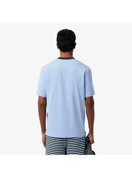 Футболка Lacoste голубая