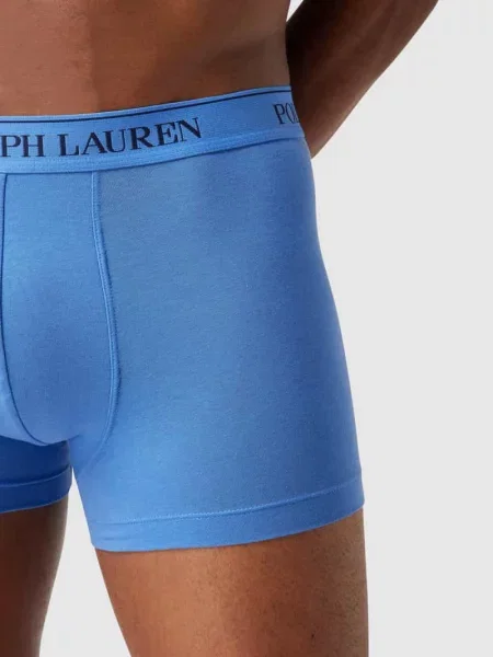 Obcisłe bokserki w zestawie 3 szt. Polo Ralph Lauren Underwear niebieskie