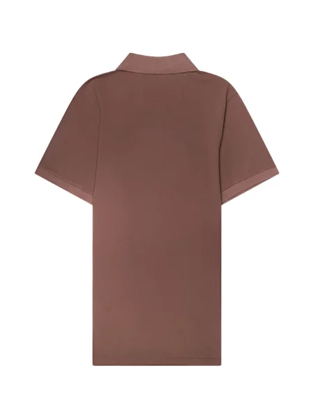 Tricou polo Erl cu autograf maro