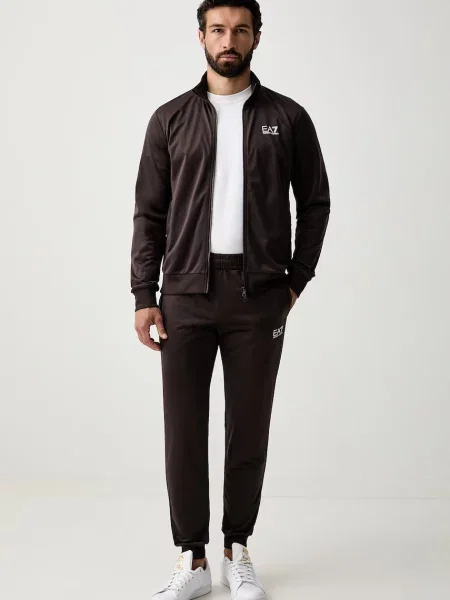 Emporio Armani compleu de trening pentru bărbați maro