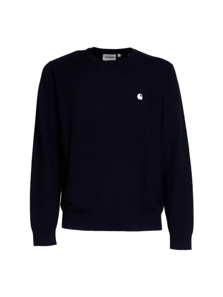 Sweter Voile Blanche wełniany niebieski